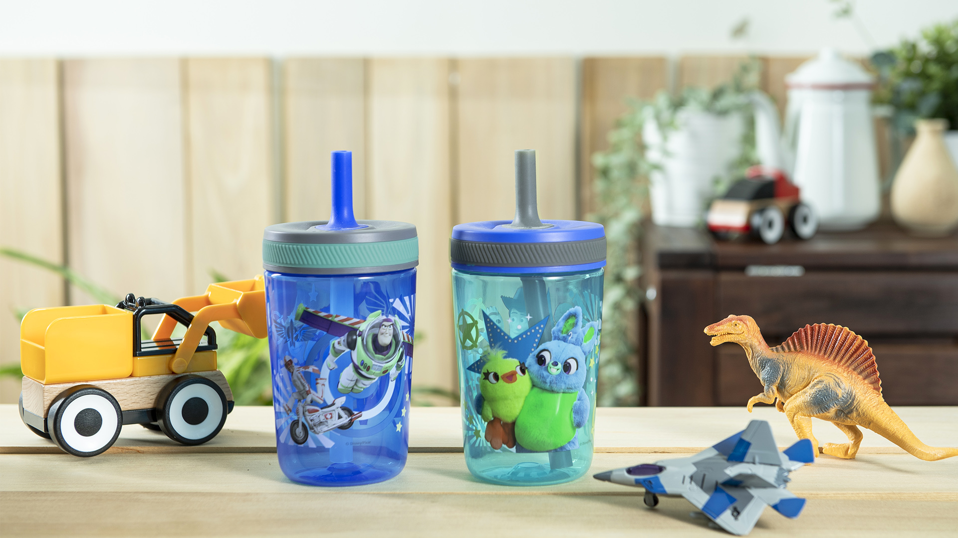 Disney and Pixar 15 ounce Plastic Tumbler with Lid and Straw, Buzz Lightyear and Friends, 2-piece set slideshow image 6 Disney and Pixar 15 ounce Plastic Tumbler with Lid and Straw, Buzz Lightyear and Friends, 2-piece set slideshow image 6
