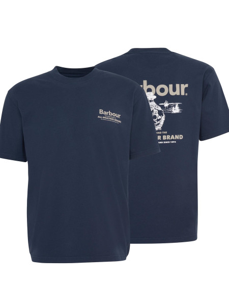 T-shirt oversize con stampa Outdoors T-shirt oversize con stampa Outdoors