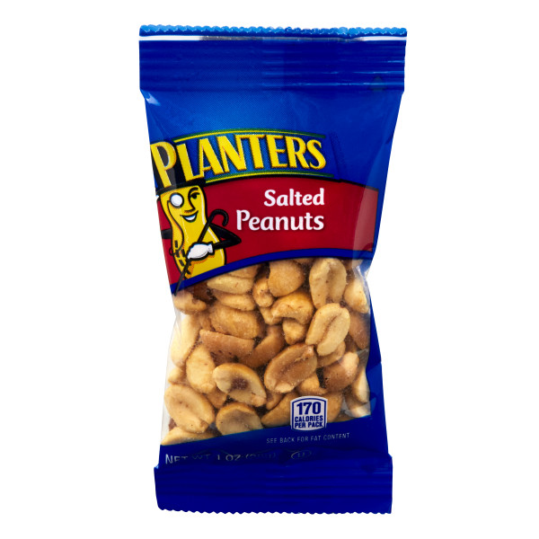 PLANTERS(r) Salted Peanuts 24/12/1oz . C1C1 - Front Center In Package (Hi Res)