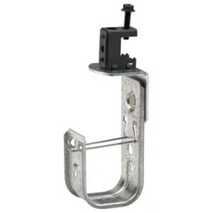 Rotatable Screw On Cable to Beam Fastener 2 in., for Flanges Thru 1/2 in.