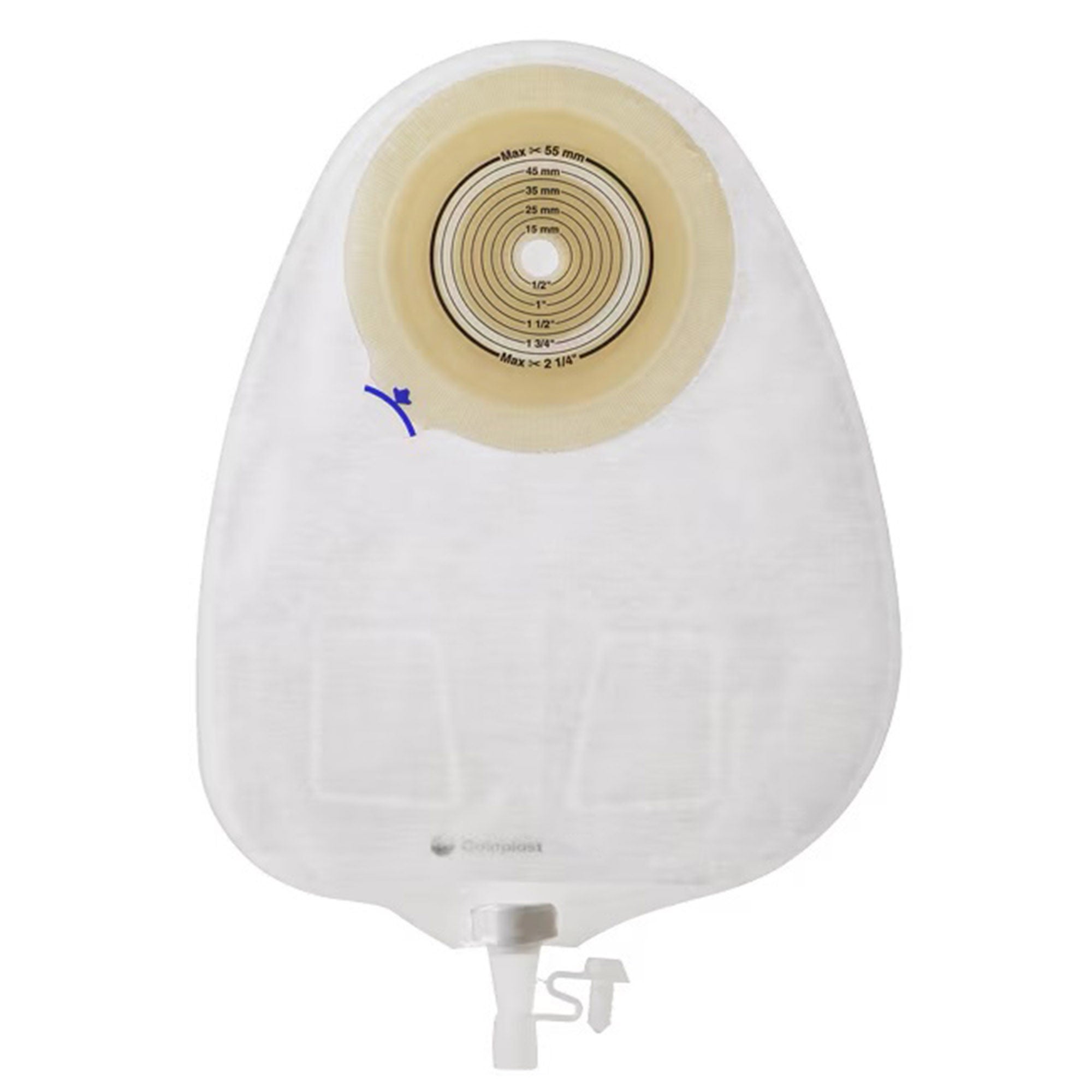 Assura® Flat 1-Piece Transparent Urostomy Pouch, 10 – 55 mm Stomas