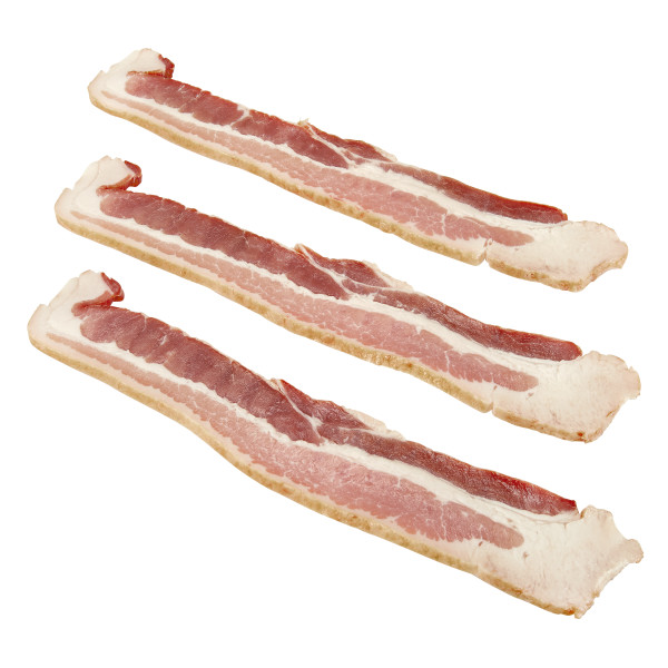 OLD SMOKEHOUSE(r) Bacon, Applewood, Bulk, Sliced 7/9, 15 lb . C1C0 - Front Center Out of Package (Hi Res)