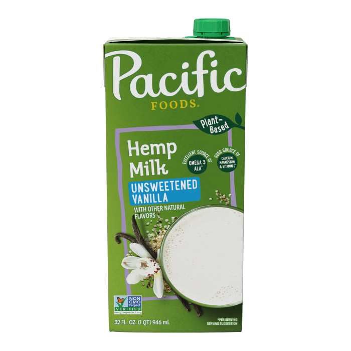 Hemp Unsweetened Vanilla Beverage