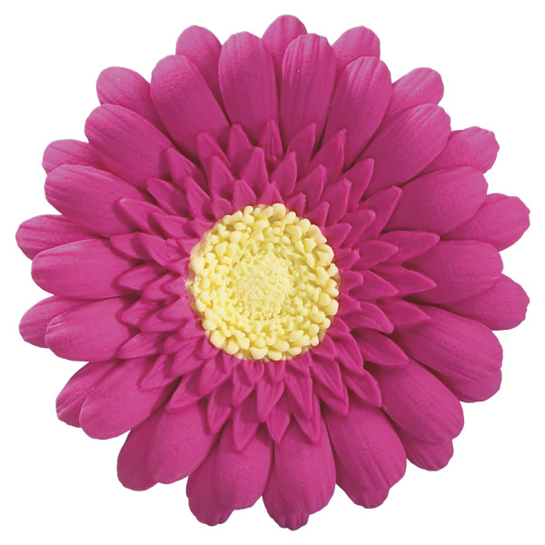 Hot Pink Gerbera Daisy Gum Paste Flowers