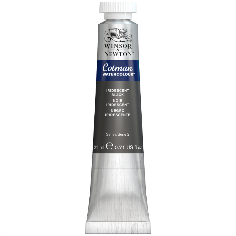 Cotman Watercolor Paint, 21 mL Tube, Iridescent Black