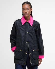 Icons Modern Beadnell Waxed Jacket Navy/Classic