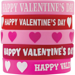 Happy Valentine's Day Wristbands