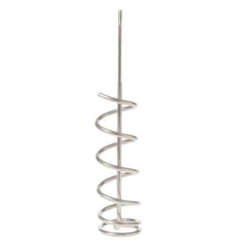 Refrigerator ice dispenser auger