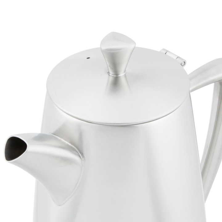 2 3/10-quart Triennium™ stainless steel coffee pot in satin finish