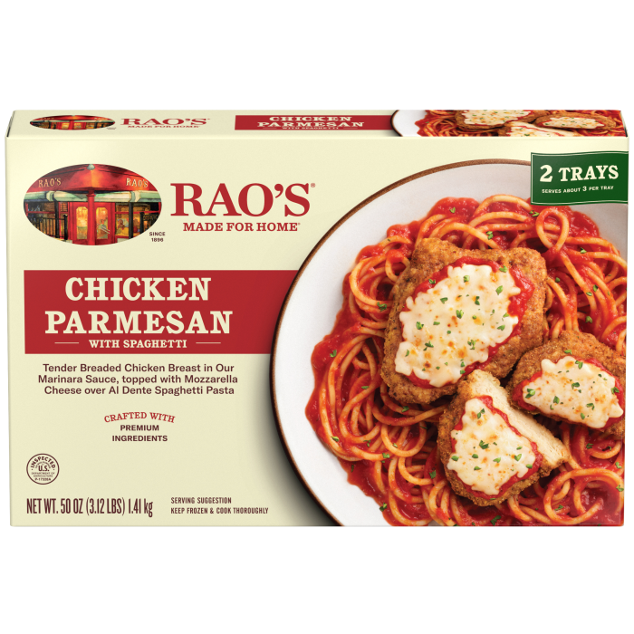 Chicken Parmesan with Spaghetti Frozen Meal, 50 oz