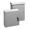 ComLine, Type 4X, 400x400x150mm, Gray, Aluminum, Hidden Hinge