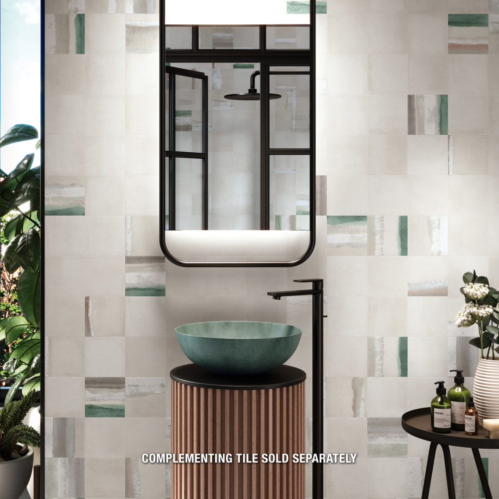 Matter Bone 6 in. x 6 in. Porcelain Floor and Wall Tile