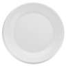 Dart, Quiet Classic Laminated Foam Dinnerware, Plate, 9" dia, White