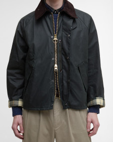 Modified Transport Waxed Jacket Sage