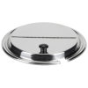 6 ½-inch stainless steel hinged cover with Kool-Touch® handle