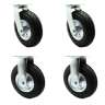 Special Made, 8" Pneumatic Swivel & Fixed Caster Replacement Kit