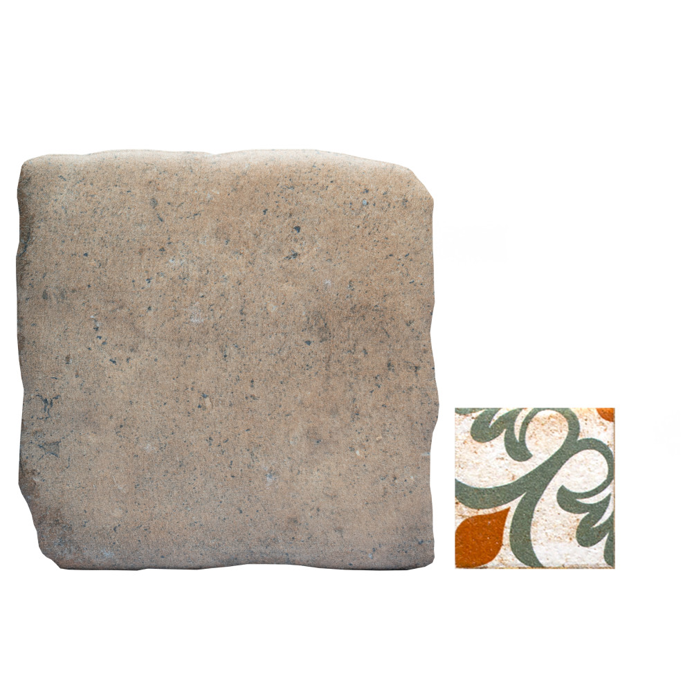 Benisa Marelle Teja with Paladio Taco 5-7/8 in. x 8 in. Porcelain Floor and Wall Tile