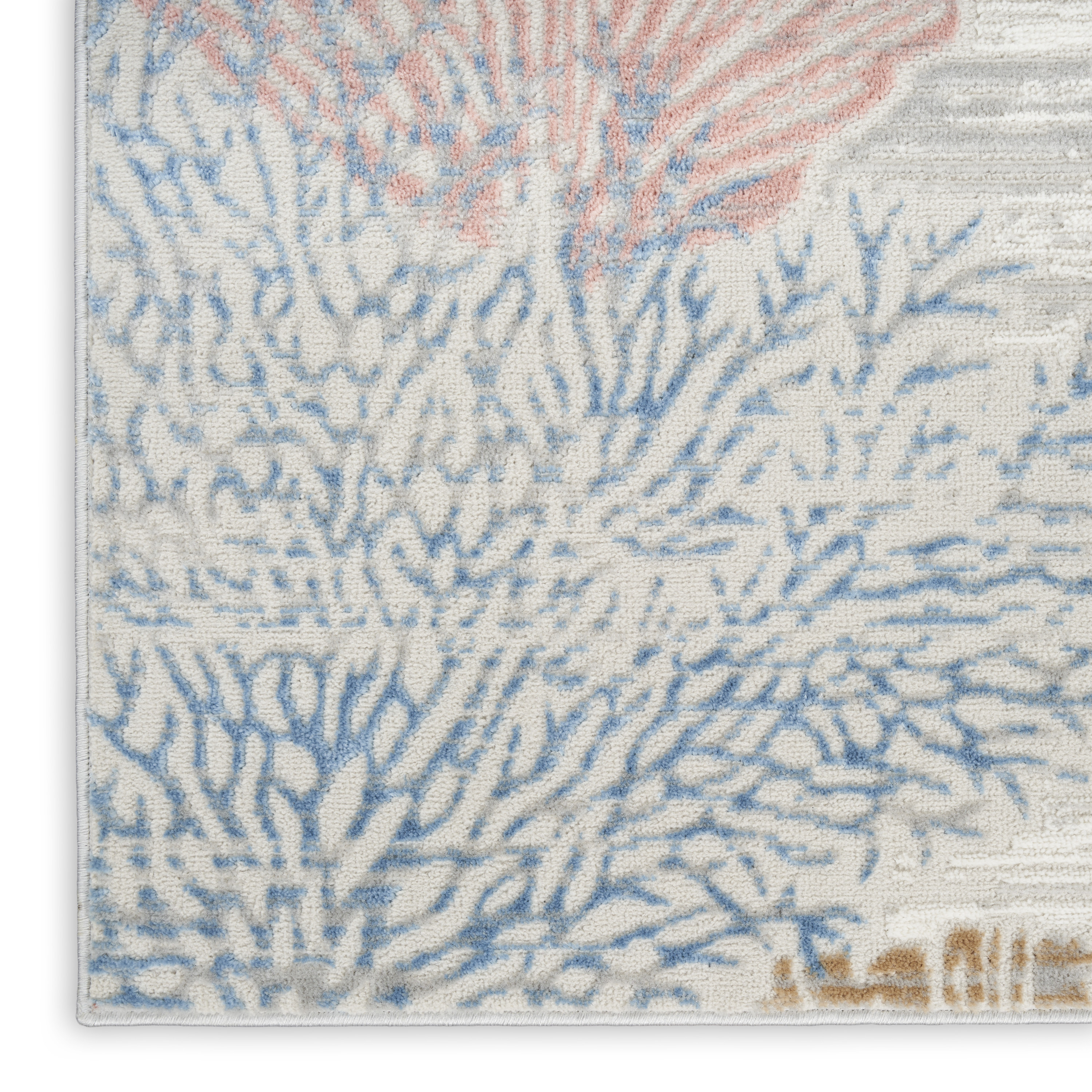 Nourison Seaside 2' x 6' Multicolor Coastal, Nautical & Beach Indoor Rug