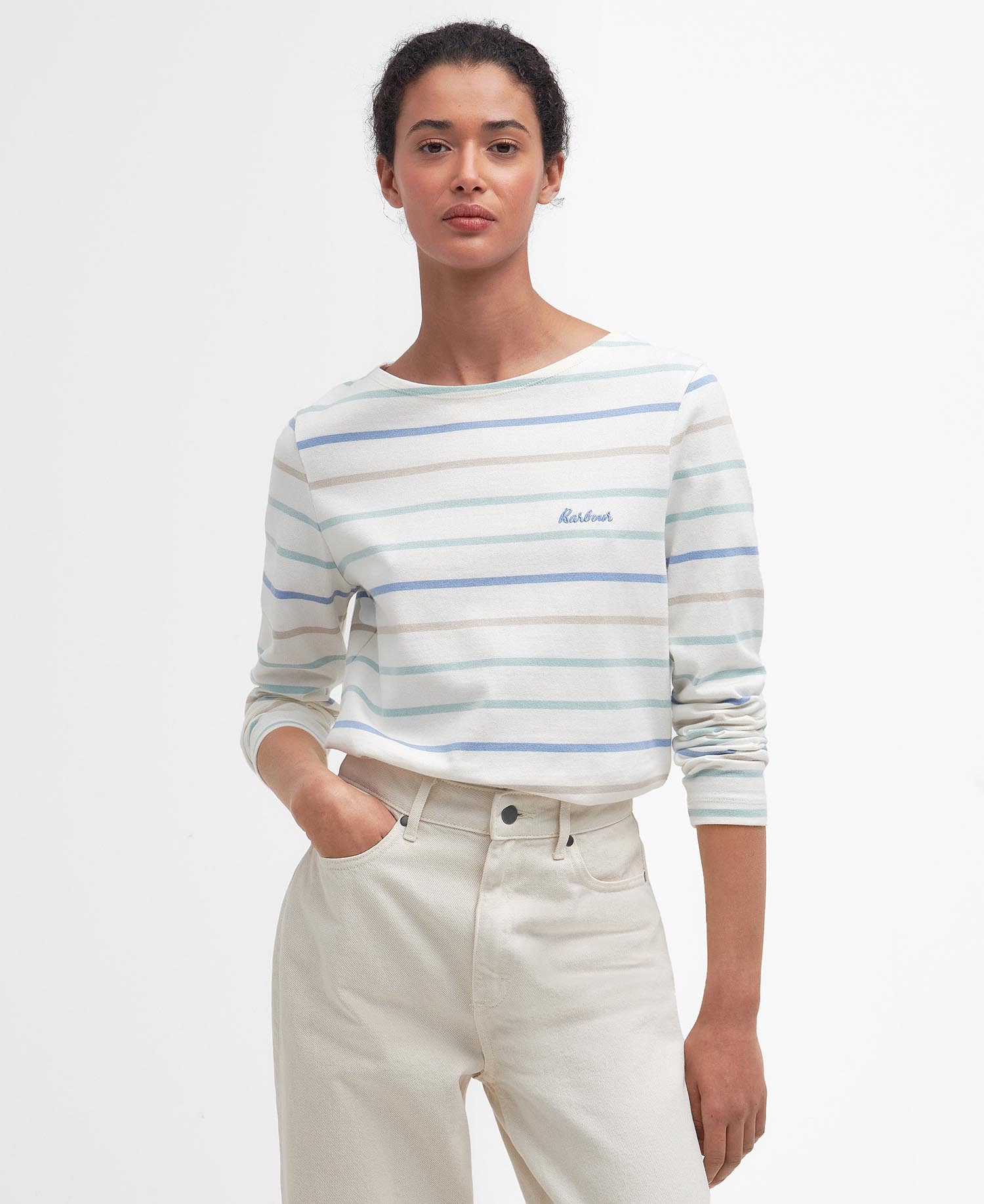 Hawkins Striped Long-Sleeved T-Shirt image number 0