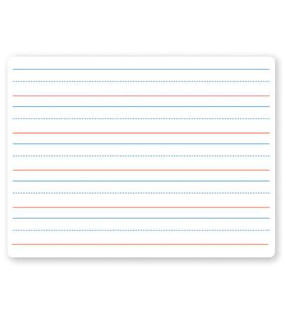 Double-Sided Dry Erase Boards, 9" x 12" Single