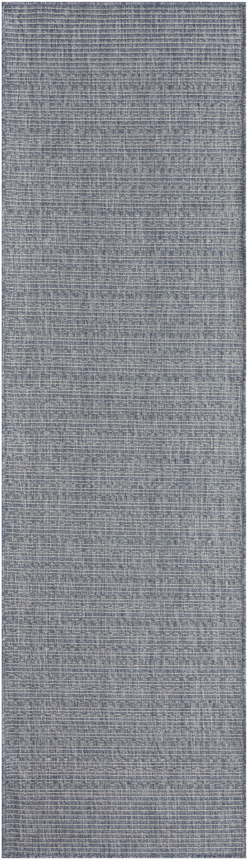 Nourison Tulum 2'2" x 8' Denim Outdoor Rug