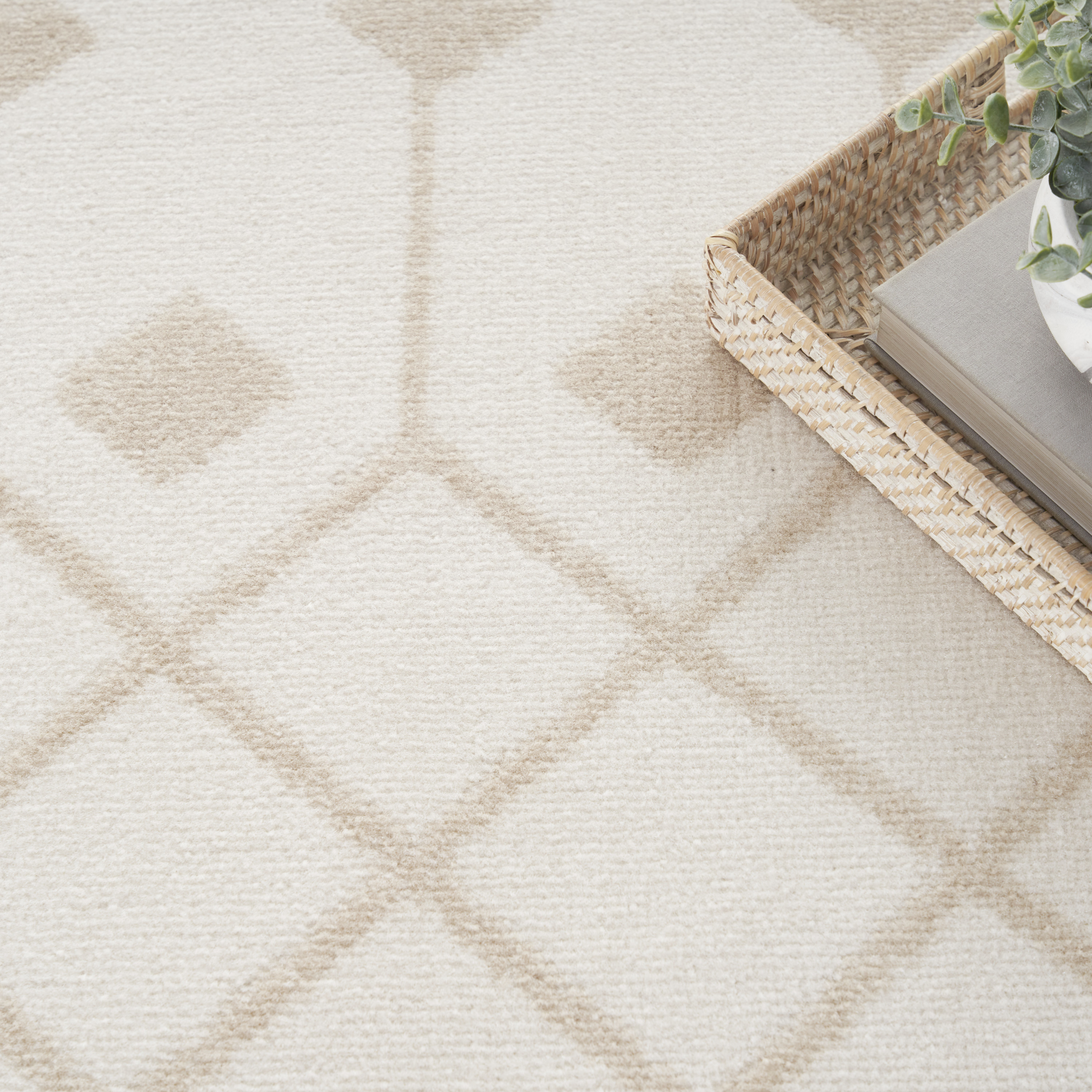 Nourison Grafix 5'3" x 7'3" Ivory Beige Bohemian Indoor Rug