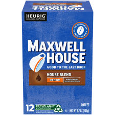 Maxwell House House Blend K-Cup Coffee Pods, 12 ct Box