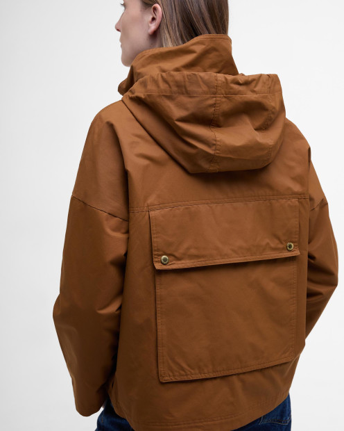 Cecile Showerproof Jacket Rust Brown