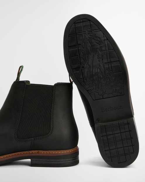 Farsley Chelsea Boots Classic Black