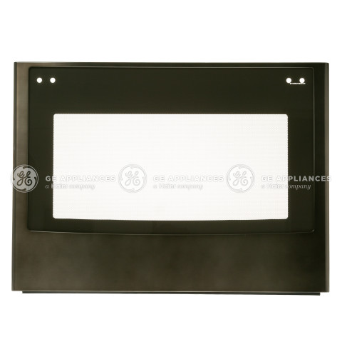 OUTER DOOR GLASS AND TRIM ASSEMBLY - BLACK STAINLESS