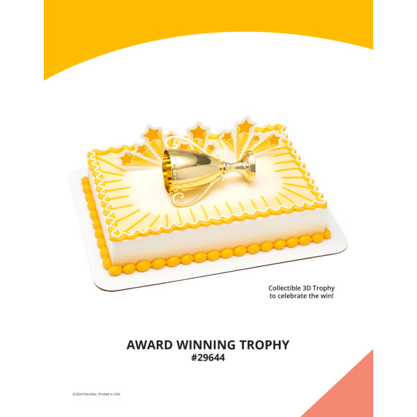 Award Winning Trophy The Magic of Cakes® Icing Only Page