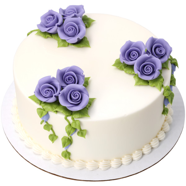 Lavender 1.5" Rose SugarSoft® Premium Edible Decorations
