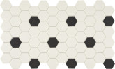 Unglazed Mosaics – Porcelain Retro 2″ Hexagon Mosaic