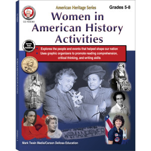 Women in American History Activities Workbook, Grades 5-8
