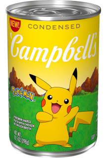 Pokemon® Shaped Pasta With Chicken in Chicken Broth