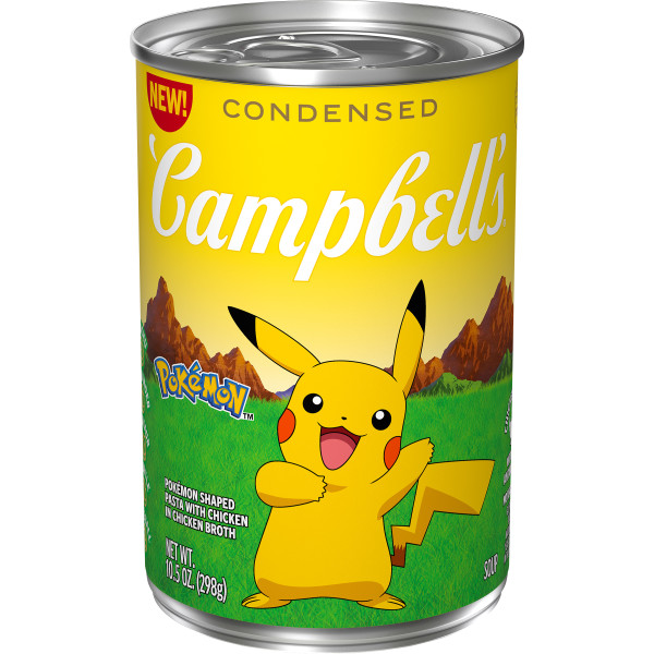 Pokemon® Shaped Pasta With Chicken in Chicken Broth