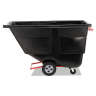 Rubbermaid Commercial, Utility Duty, Tilt Truck, 27 cu ft, Black