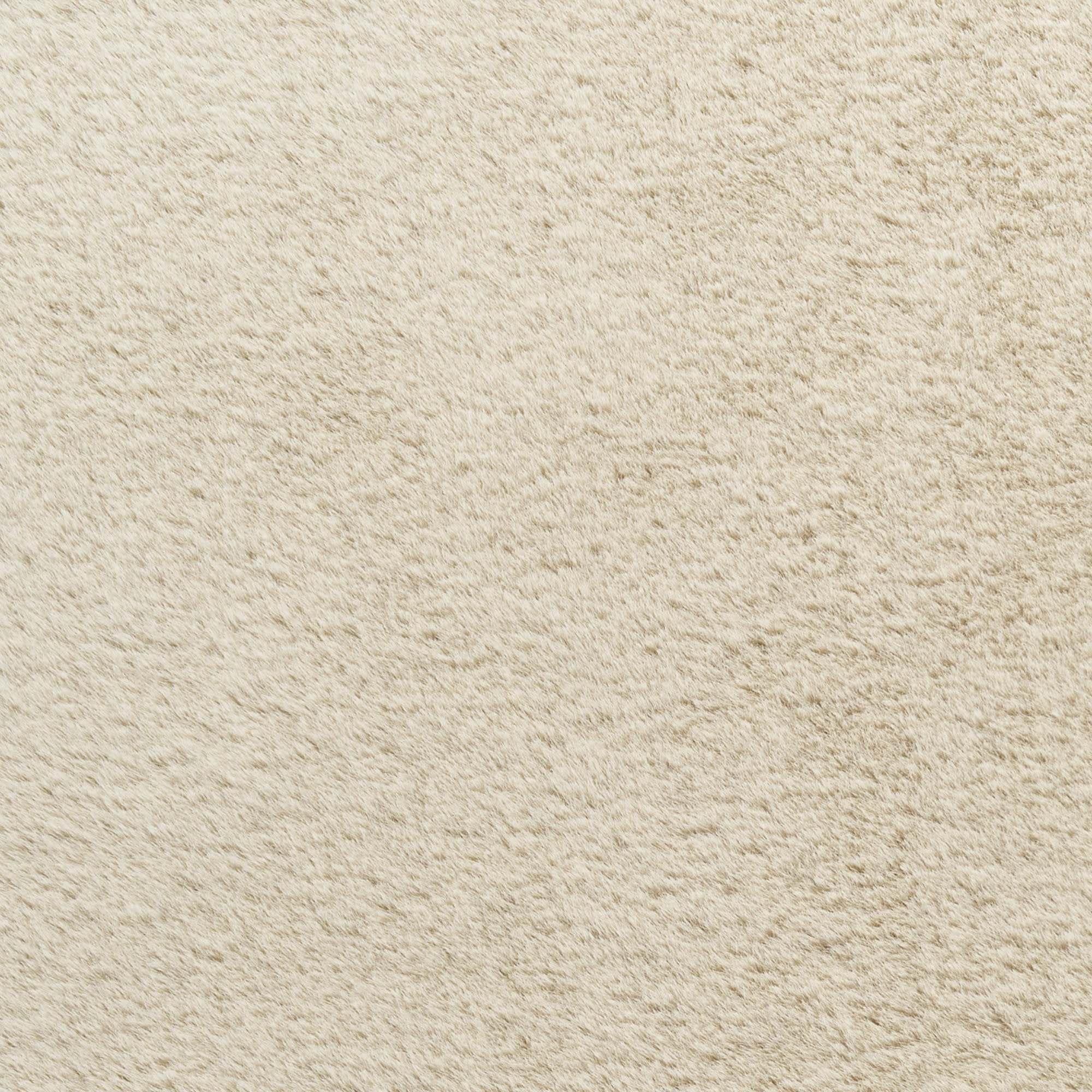 Nourison Soft Plush Rabbit Fur 5' x 7' Beige Contemporary Indoor Rug
