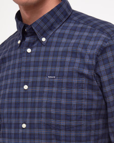 Lomond Tailored Long-Sleeved Shirt Midnight Tartan