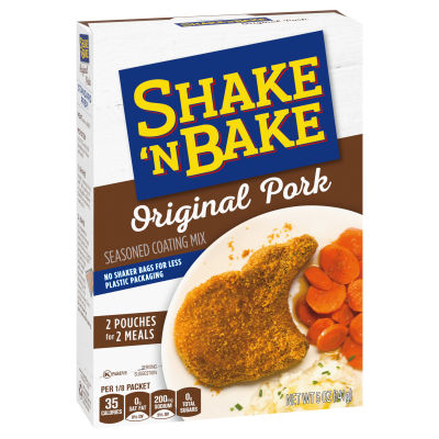 Shake 'N Bake Original Pork Seasoned Coating Mix, 2 ct Packets