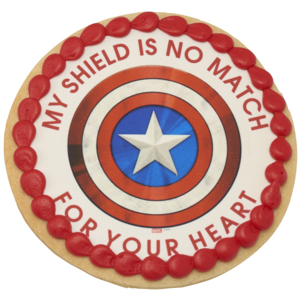 MARVEL Avengers Captain America Icon PhotoCake® Edible Image®