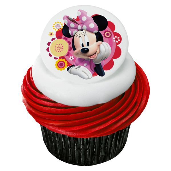 Disney Minnie Mouse Dots & Daisies PhotoCake® Edible Image®