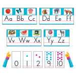 TREND Color Harmony Photo Alphabet Bulletin Board Set T-8431