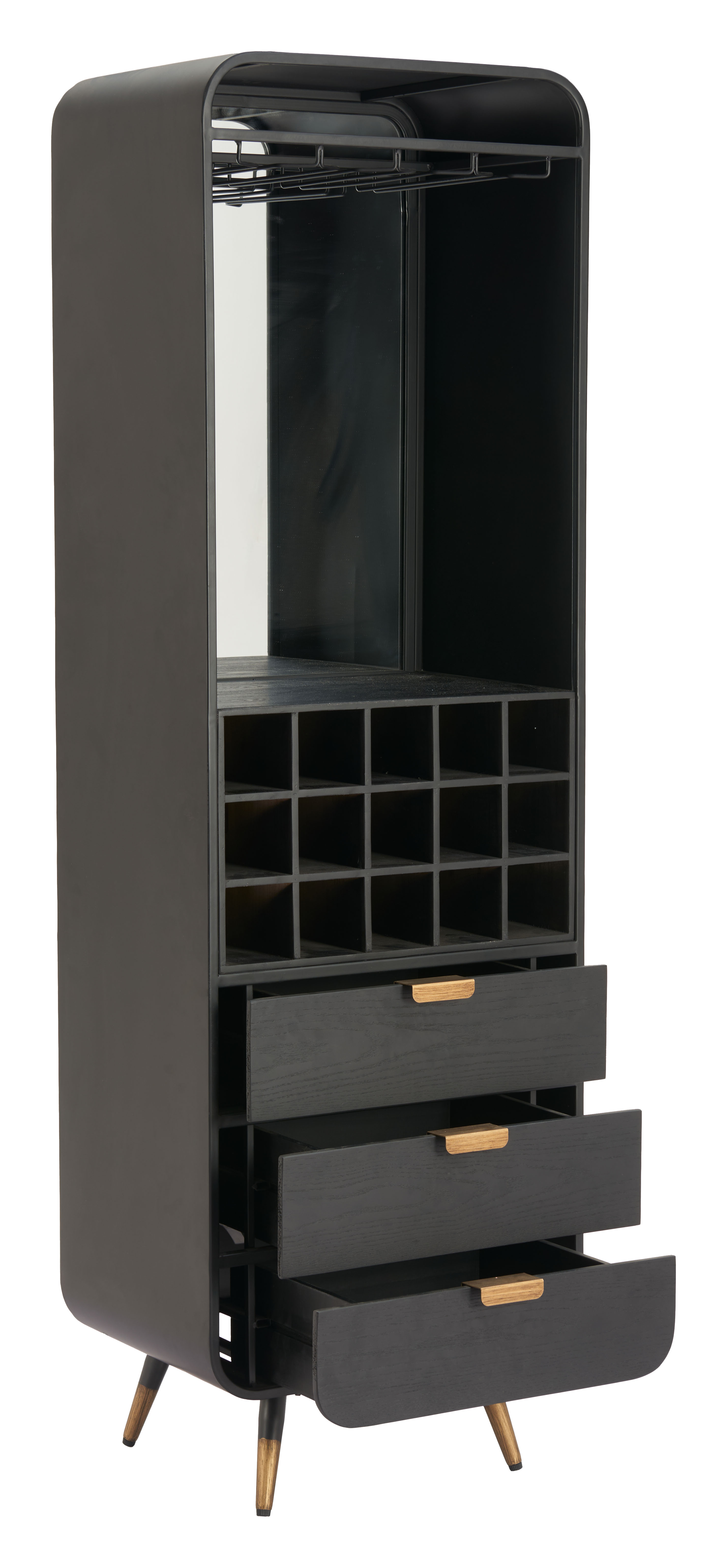 Magara Bar Cabinet Black product image