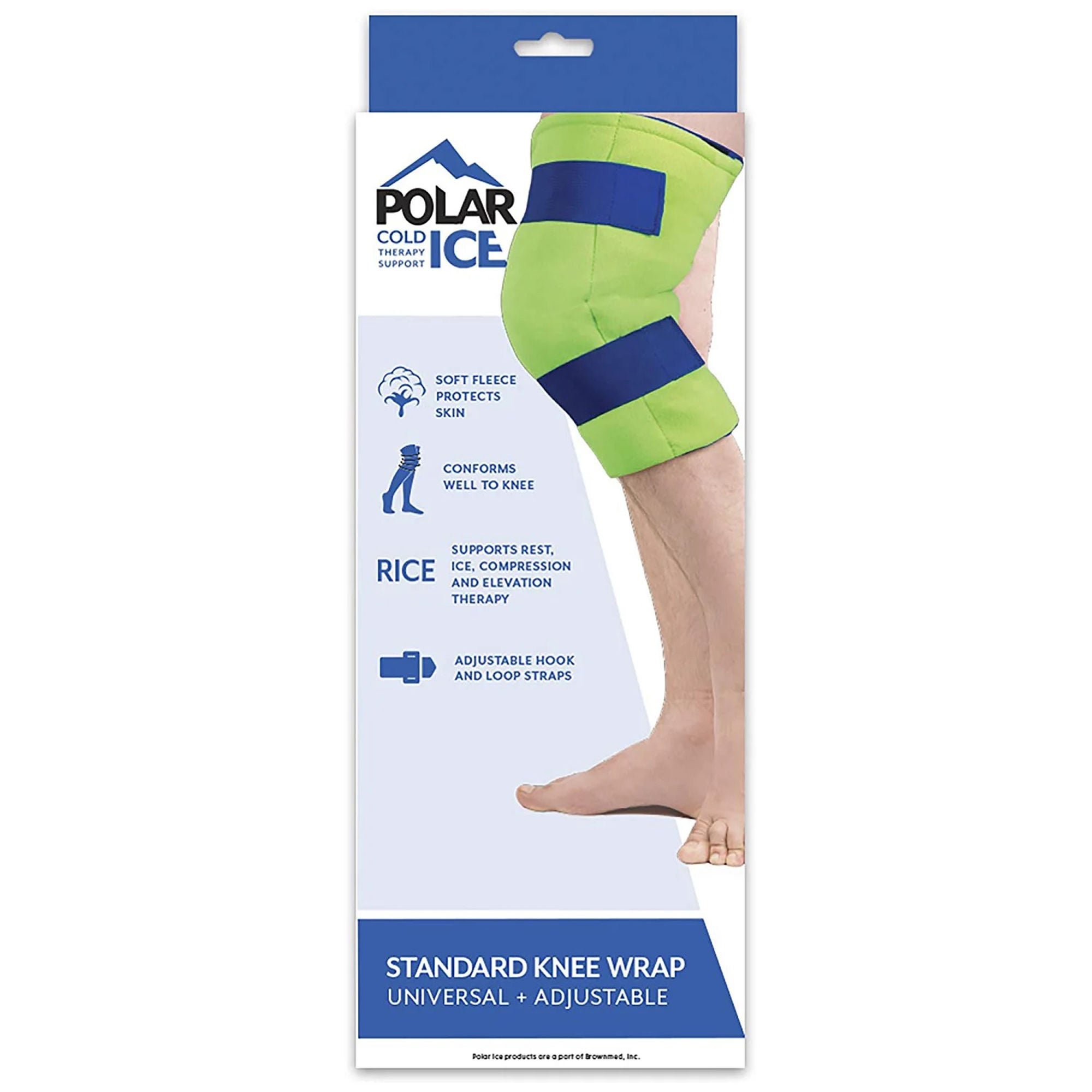 Polar Ice® Cold Pack with Wrap for Knee, Standard Size