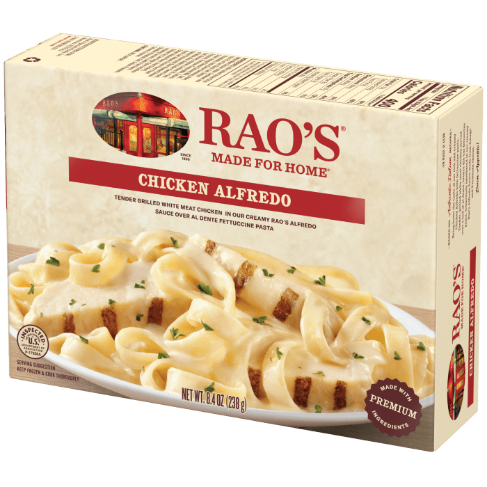 Chicken Alfredo Frozen Meal, 8.4 oz - Right angle Image