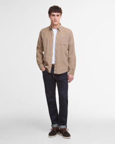 Camicia Ramsey taglio sartoriale Washed Stone