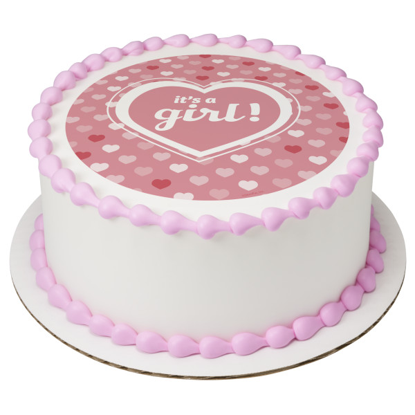 It's A Girl! PhotoCake® Edible Image®