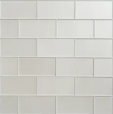 Bristol White 3×6 Field Tile Silk Bristol White 3×6 Field Tile Silk