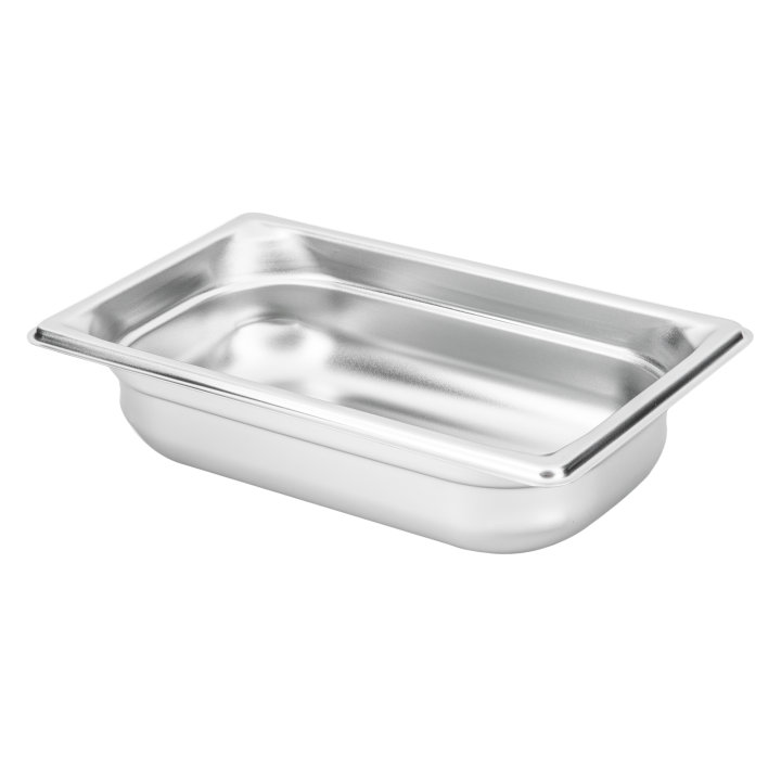 Fourth-size 2 ½-inch-deep Super Pan 3® stainless steel steam table pan